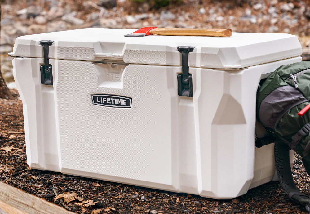 outdoor cooler with bottle opener